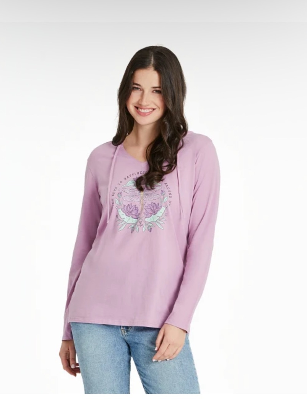 Life Is Good Pink Crusmer lite top